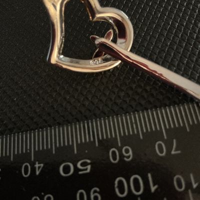 Bradford Exchange BGE Two-Tone Religious Heart Bangle Bracelet