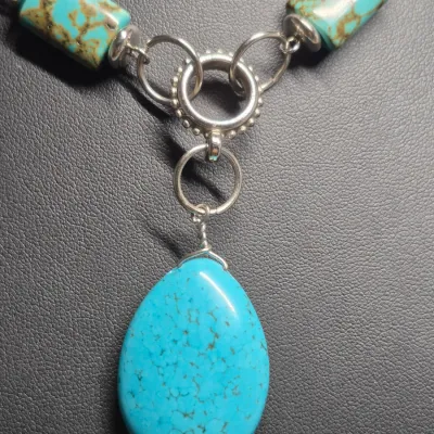Vintage SW American Indian Turquoise ~ Pendant / Bracelet / Earrings