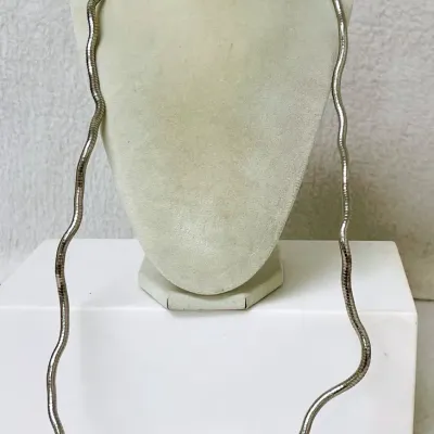Vintage Bendable Snake Chain Necklace ~ 4 pieces