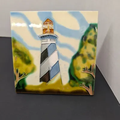 St Augustine Lighthouse Tile 6" X 6"