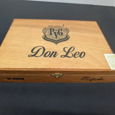 Vintage Empty Cigar Boxes Cuesta Rey Int Vintage 1884 Dominican Republic & DE PVG Don Leo SELLO DE GARANTIA #2