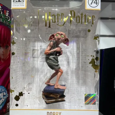Abystyle Studio Super Figure Collection Dobby the House Elf figure from Harry Potter, new in original window box packaging.