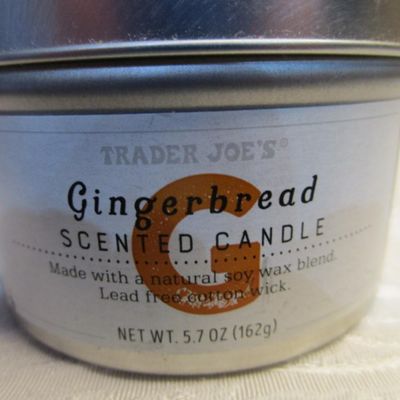 Sale Photo Thumbnail #191: Superscented Crème Brule 12 net wt., Gingerbread 5.7 oz, scented pillar (2.76" x 5.79"), See pictures