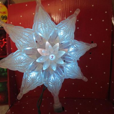 Sale Photo Thumbnail #235: Lights on tree-topper star are blue, See pictures