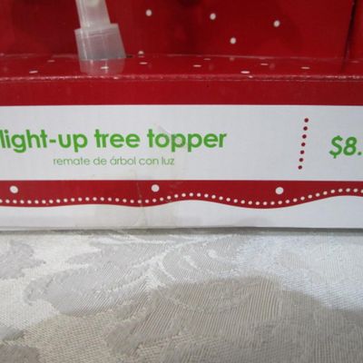 Sale Photo Thumbnail #237: Lights on tree-topper star are blue, See pictures