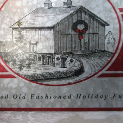 Sale Photo Thumbnail #241: Metal sign is "Christmas on the Farm" 16-1/2" x 16-1/2", wood plaque is "Good Tidings of Comfort & Joy" and is 7-3/4" x 7-3/4". See pictures