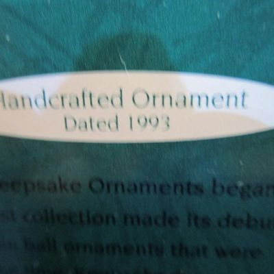 Sale Photo Thumbnail #573: From Hallmark Keepsake Ornament Collectors' Club, See pictures