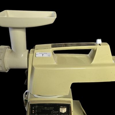 Sale Photo Thumbnail #26: 7) Oster Electronic Kitchen Center Mixer with Grinder and Attachments.                           