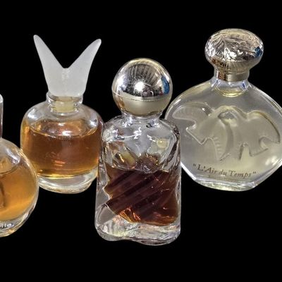 Sale Photo Thumbnail #53: Lot of Mini Perfume Bottles plus Tower Bridge Flask.                           