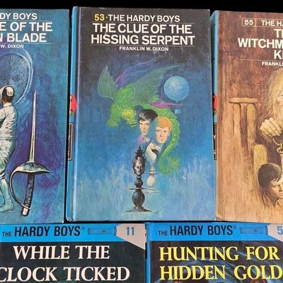 Sale Photo Thumbnail #115:  Lot of 5 Hardy Boys Hardcovers.                           