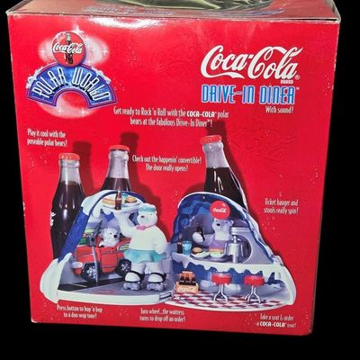 Sale Photo Thumbnail #208:  Coca-Cola Lot: Fountain Tin  Bottle  and Drive-In Diner.                           