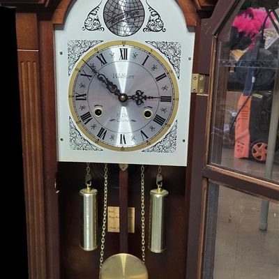 Sale Photo Thumbnail #331:  Waltham 31-Day Chime Wall Clock.                           