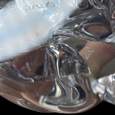 Sale Photo Thumbnail #467:  Lenox Crystal Elephant.                           