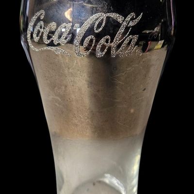 Sale Photo Thumbnail #615:  Set of 6 Ombre Coca-Cola Glasses.                           