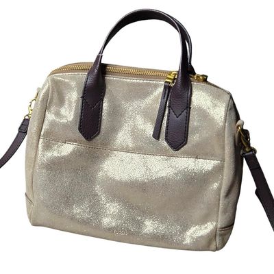 Sale Photo Thumbnail #696:  Fossil Gold and Brown Purse.                           