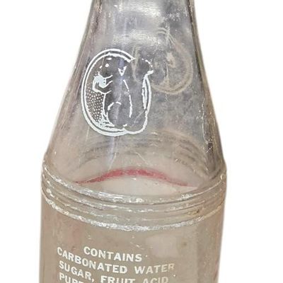 Sale Photo Thumbnail #797:  Dr. Nut 7 oz New Orleans regional soda bottle. Label damaged.                           