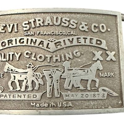 Sale Photo Thumbnail #868:  Levi Strauss & Co. belt buckle. 