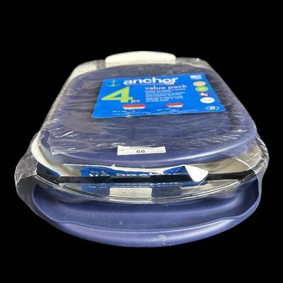 Sale Photo Thumbnail #993:  Anchor Hocking 4-Piece Glass Bakeware Value Pack with Lids.                           