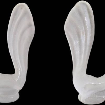 Sale Photo Thumbnail #1099:  Sabino Glass Bird Figurines  2.5 Inches  Frosted Finish.                           