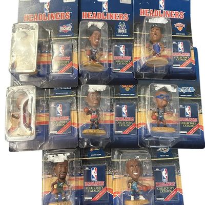 Sale Photo Thumbnail #1124:  NBA Headliners group. Check Barkley blister — may be empty or smashed.     $28                     