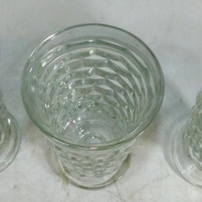 Sale Photo Thumbnail #1142:  American Fostoria Glassware Set  Includes Goblets and Tumblers.                           
