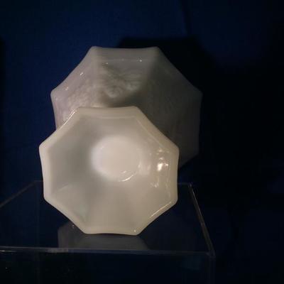 Milk Glass Candy Dish