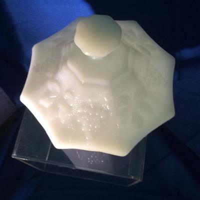 Milk Glass Candy Dish