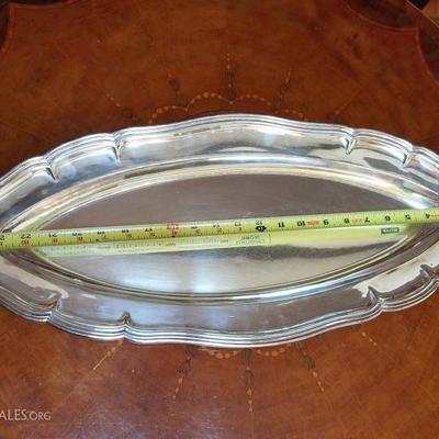 Lot-77 25"x11" Mappin & Webb LTD Serving Platter Fish Plate