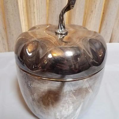 Lot-113 Silverplate Ice Bucket (Lighthouse)