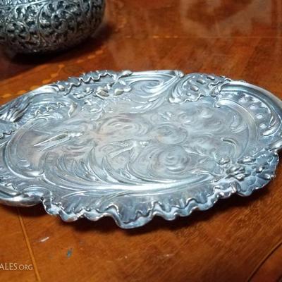 Lot-78 10 Pc Mixed Various Lot Silver Plate Assortment