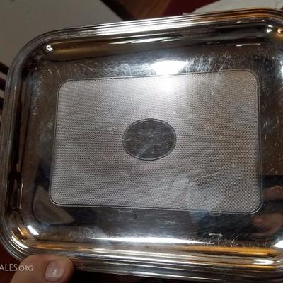 Lot-88 10" Christofle Rectangle Serving Tray