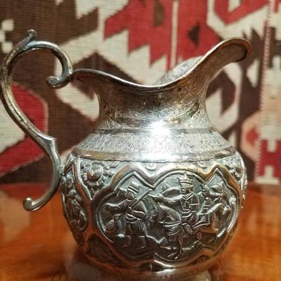 Lot-80 11 Pc Various Mixed Silver Plate Assortment (Teapot)