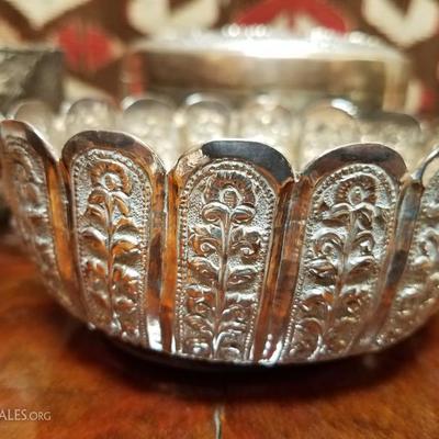 Lot-78 10 Pc Mixed Various Lot Silver Plate Assortment