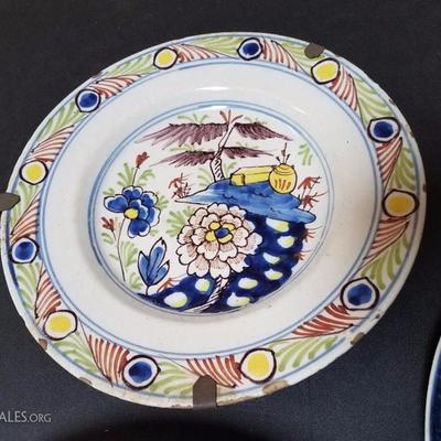 Lot-120 Lot of 3 Various Asian Plates 