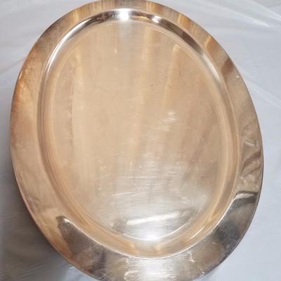 Lot-83 19" Sliver Plate Serving Platter