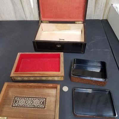 Lot-134 Set of 3 Misc Boxes