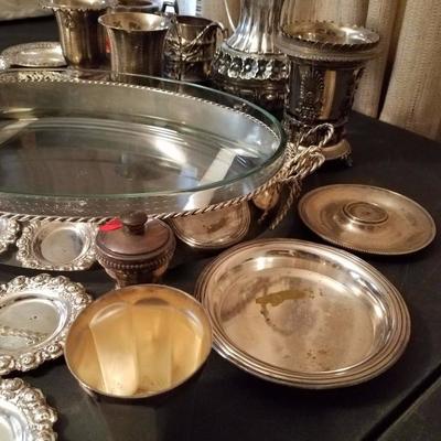 Lot-156 31 Pc Mixed Lot Silver Plate Various Piece Lot