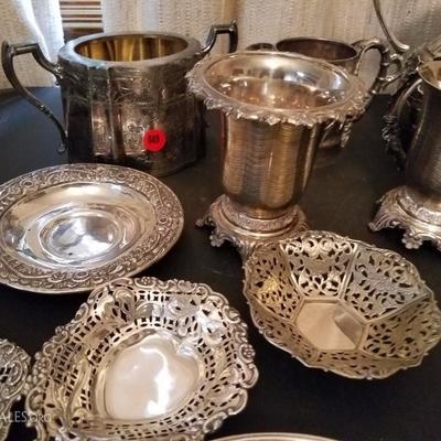 Lot-156 31 Pc Mixed Lot Silver Plate Various Piece Lot