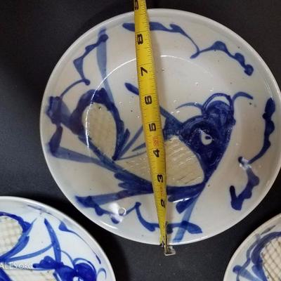 Lot-118 Set of 6- 8 1/2"Tao-Kwang Plates #1
