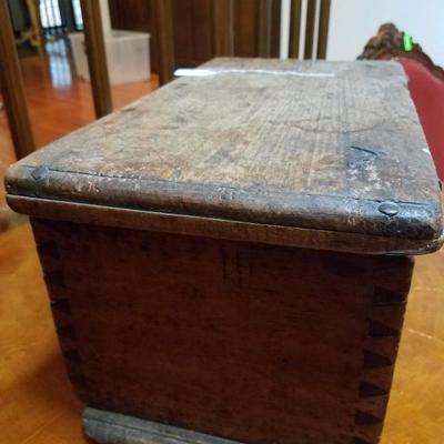 Lot-161 Antique Spanish Wooden Chest