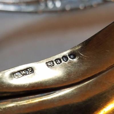 Tiffany & Co Serving Spoons Sterling Grapes Pair 