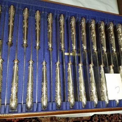 Lot-66 Walker & Hall Sheffield Silverware Set in Box