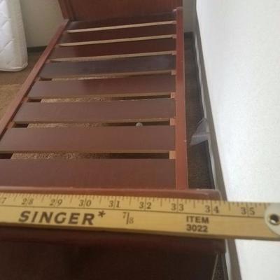 Lot-20 Wooden Single Slated Bed Frame