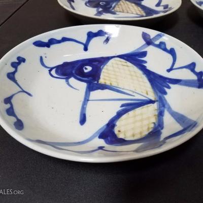 Lot-118 Set of 6- 8 1/2"Tao-Kwang Plates #1