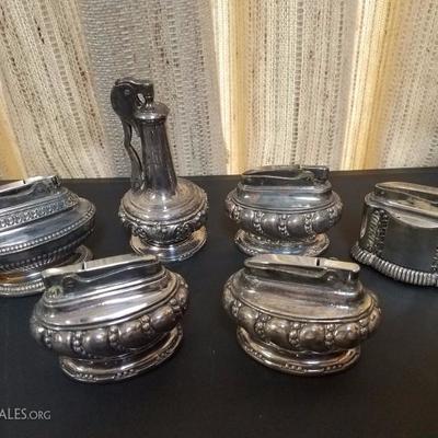 Lot-138 Set of 6 Vintage Ronson Lighters