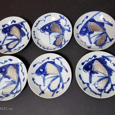 Lot-119 Set of 6- 8 1/2"Tao-Kwang Plates #2