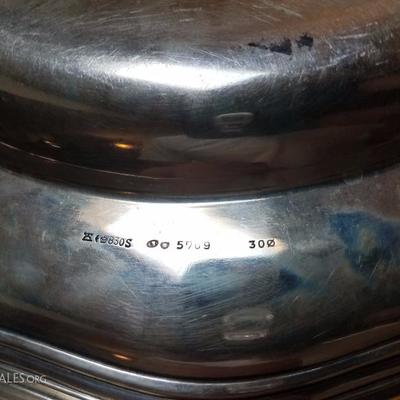 Lot-73 Silver 830S Large 12" Serving Platter