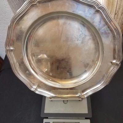 Lot-73 Silver 830S Large 12" Serving Platter