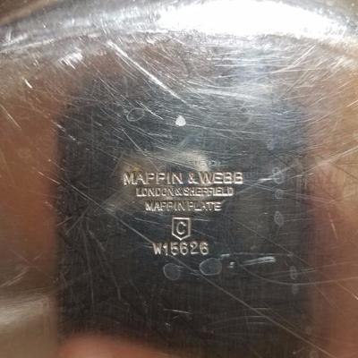 Lot-74 Set of 2 Mappin & Webb LTD Round Serving Platters 