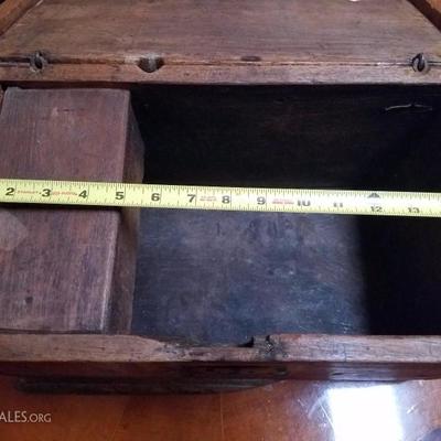 Lot-161 Antique Spanish Wooden Chest